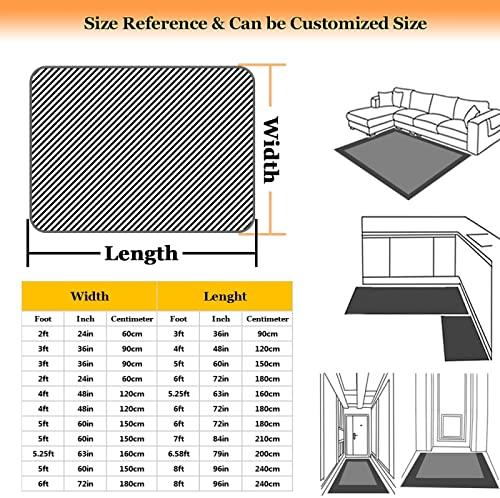 Generic Co., Ltd. Jazz Drum Large Area Rugs, Music Equipment Runner Rugs, Non-Slip Floor Throw Mat, Rectangle Carpet for Living Room, Bedroom, Hallway Front Entrance, Kitchen, Dining, 5' x 8'