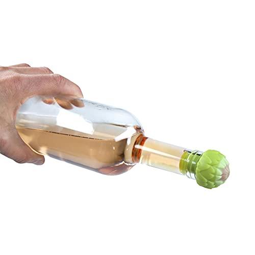 Charles Viancin Charles Viancin - Artichoke Silicone Bottle Stopper - Creates an Airtight Seal on Standard Bottles - BPA-Free, Food-Grade Silicone - Dishwasher Safe