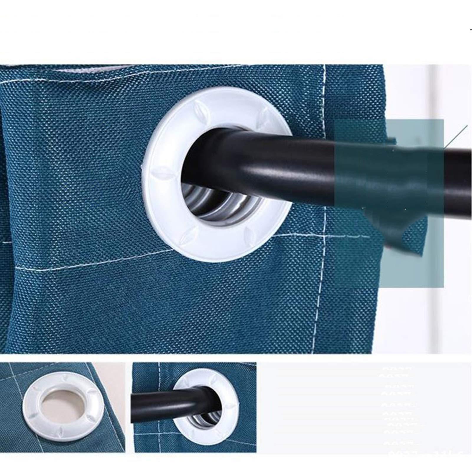 YXYECEIPENO YXYECEIPENO Dressing Room Display Rack Fitting Room Wall Installation Fitting Partition Curtain U-Shaped Frame Design, 25mm Diameter Pipe Dressing Room Curtain Kit and Metal Frame Shelves