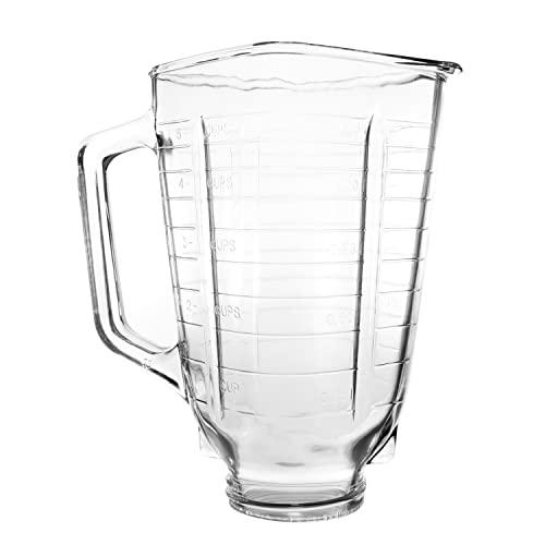 Univen Univen 5 Cup Glass Square Top Blender Jar fits Oster & Osterizer Blenders