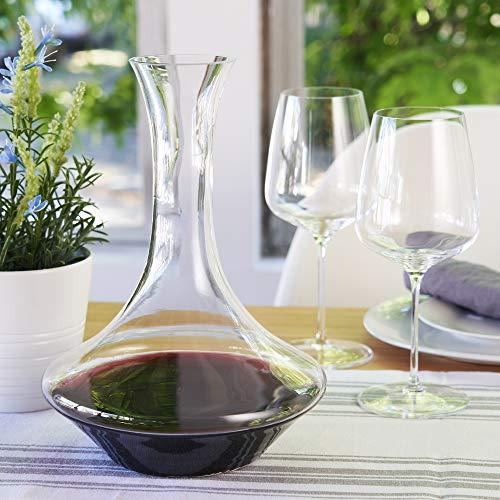 Spiegelau Spiegelau Authentis Decanter Set of 1 - European-Made Crystal, Modern Wine Decanter for Red or White, Dishwasher Safe, Professional Quality Wine Gift - 1.0 L/35.3 oz