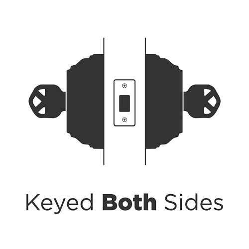 Kwikset Kwikset 985 Double Cylinder Deadbolt featuring SmartKey in Polished Brass