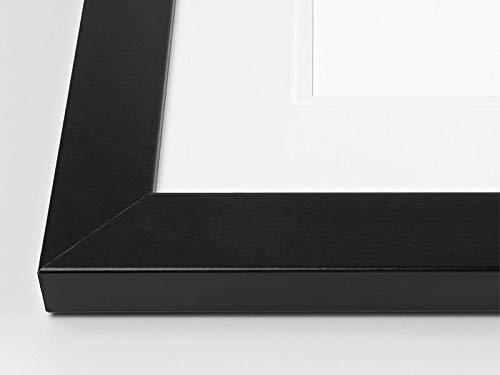 GREATBIGCANVAS GREATBIGCANVAS Manhatten Bridge and Streets from Black Framed Wall Art Print, New York City Artwork