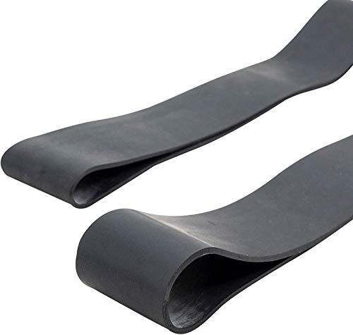 LINE2design LINE2design Firefighter Helmet Bands - Heavy Duty Rubber Helmet Band Fits for Modern & Traditional Style Fire Helmets Pack of 3 - Black - Made in USA