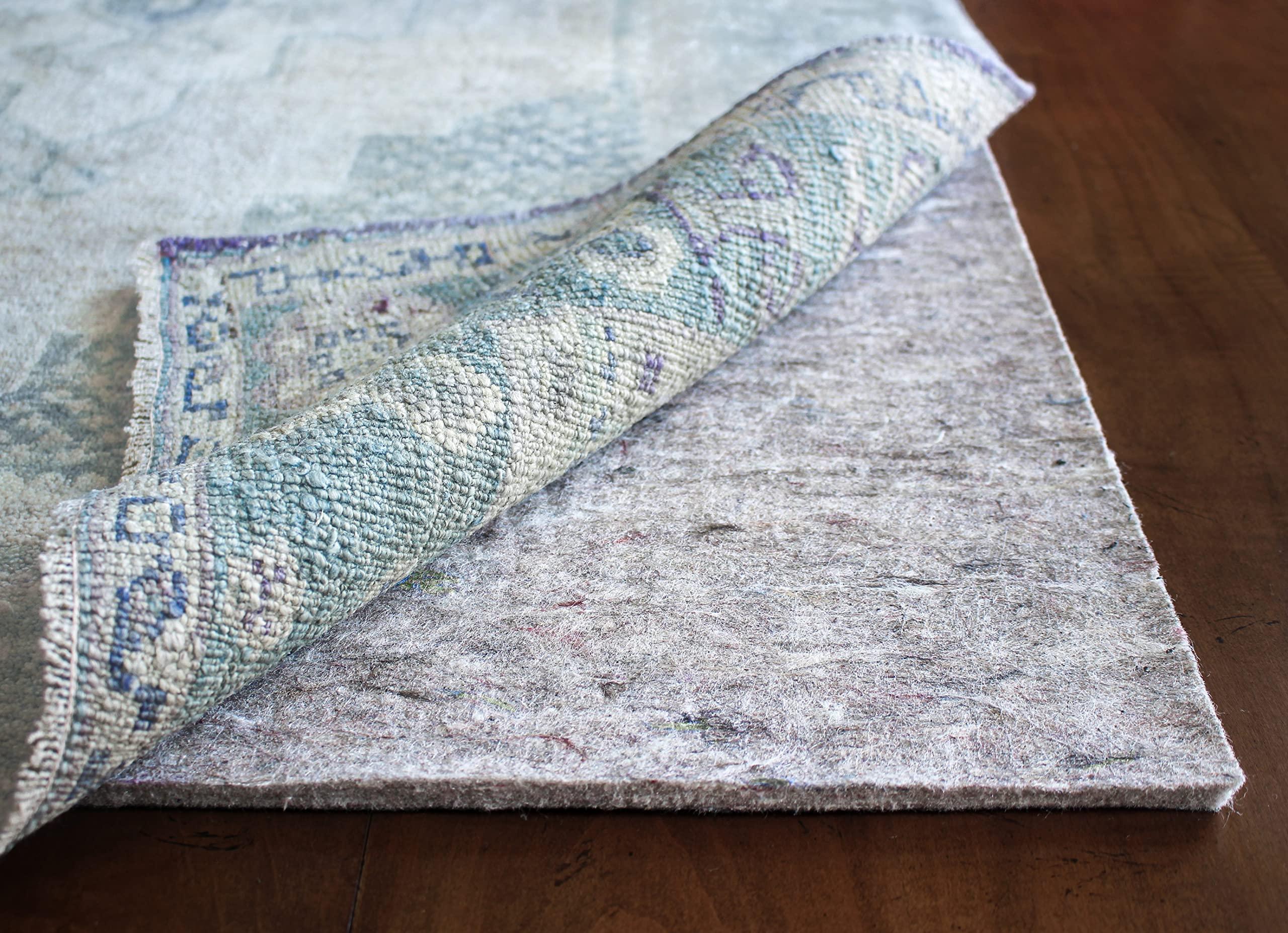 RUGPADUSA RUGPADUSA - Dual Surface - 7\'x10\' - 3/8\" Thick - Felt + Rubber - Enhanced Non-Slip Rug Pad - Adds Comfort and Protection - for Hard Surface Floors