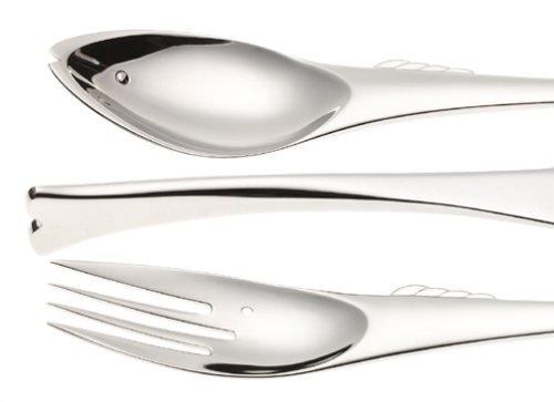 Yamazaki Yamazaki TW-00 Gone Fishin' 5-Piece Placesetting,Silver