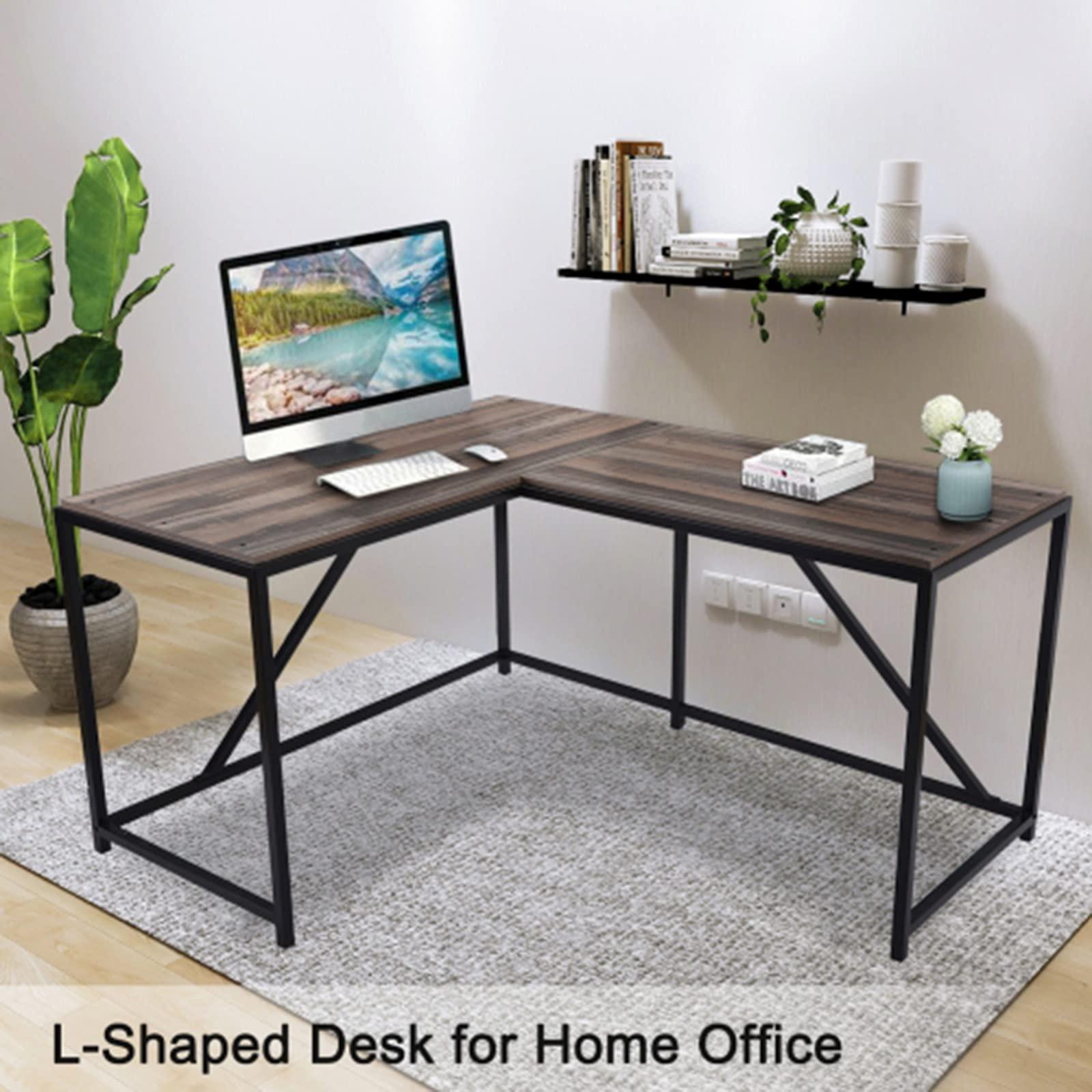 UOHUFIDABFD Computer Office Desk for Home Working Gaming PC Table Workstations Writing Table Home