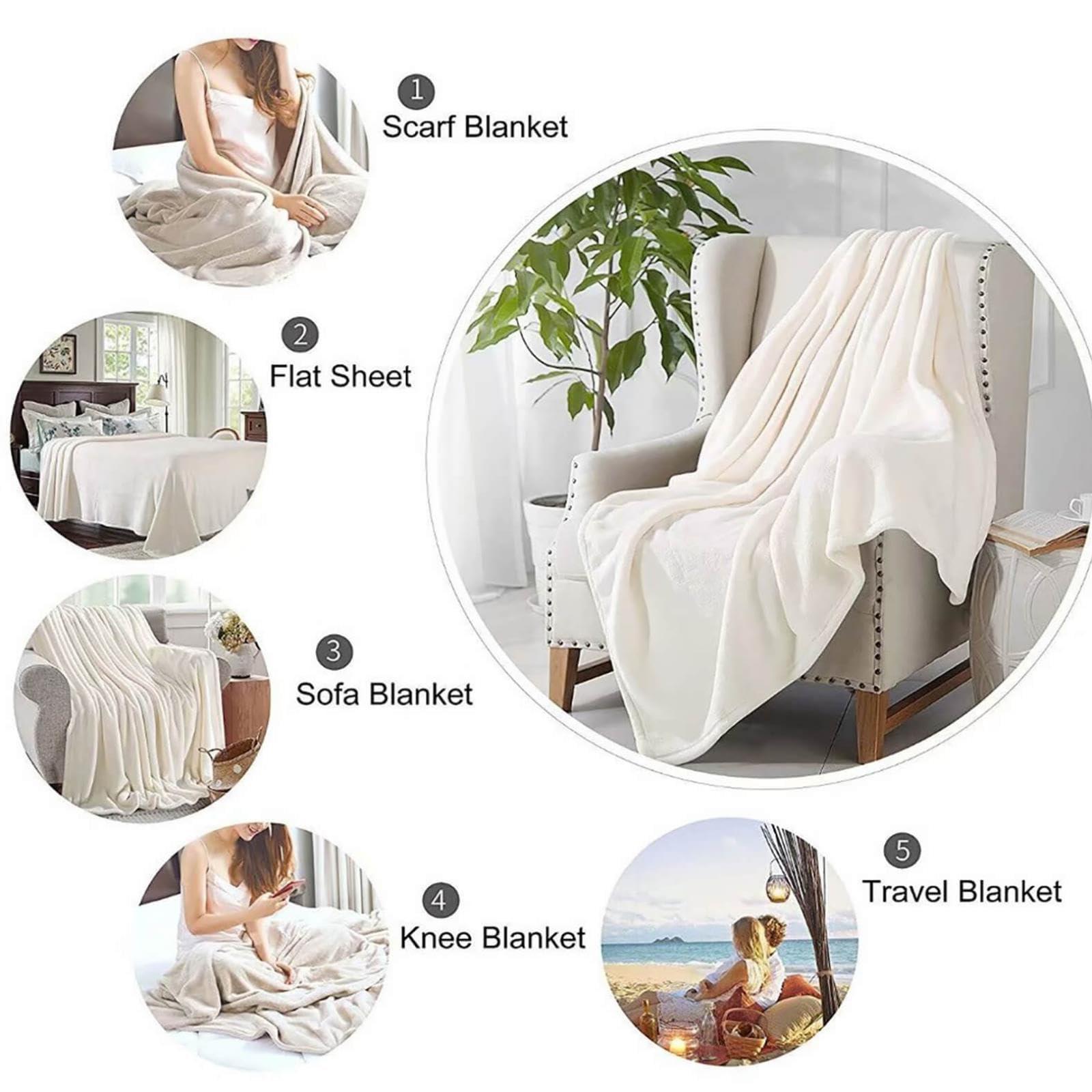 XING7DAY Baseball Blanket Soft Flannel Sport Ball Throw Blanket Baseball Throw Gifts for Boys and Adults Cozy Blanket for Baseball Lover All Season Couch Bed Sofa Home Decor (50\"x60\", White Baseball)