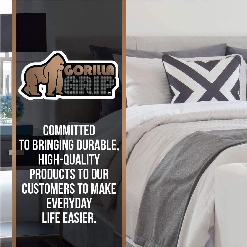 Gorilla Grip Gorilla Grip Non Slip Mattress Gripper, Prevents Mattresses from Sliding and Holds Bed in Place, Pad Grips Beds, Sofa, Couch, Chair Cushions and Helps Keep Topper from Slipping, Easy Trim Pads, Full