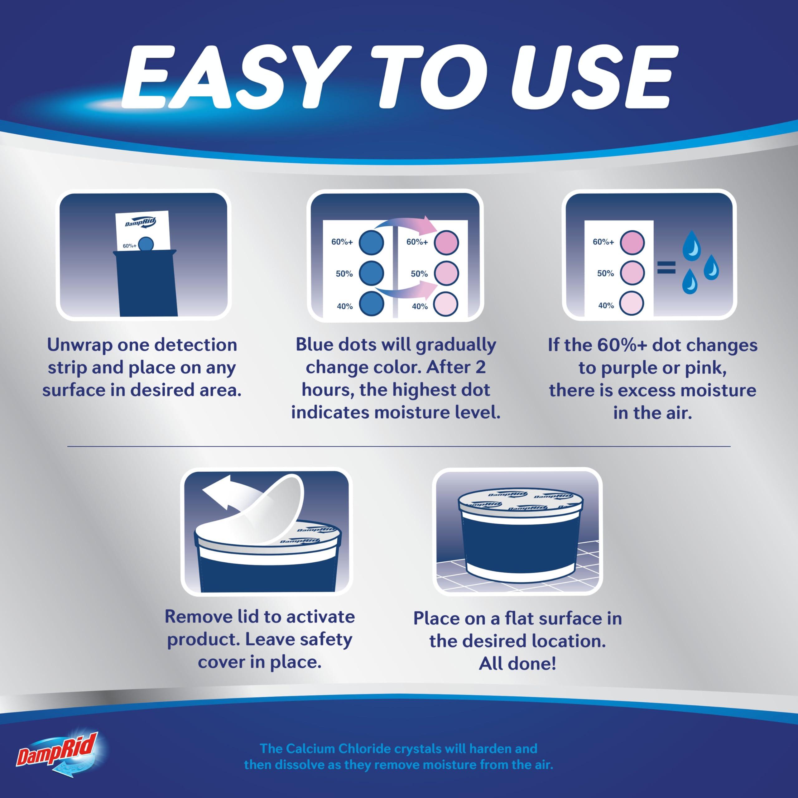 DampRid DampRid Hi-Capacity Moisture Absorber Bucket & Hanging Bag Moisture Absorber 3-Pack Bundle