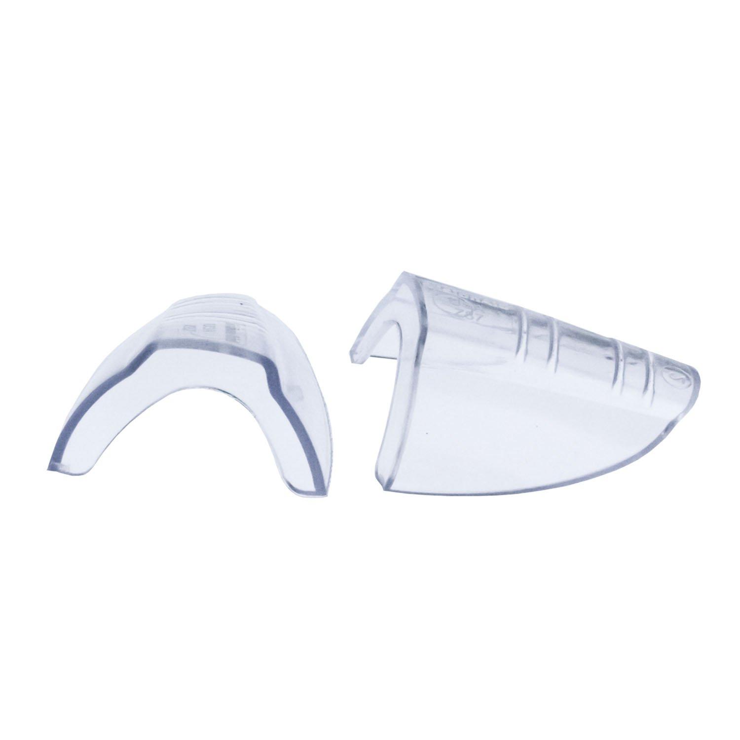Eforlike H.L. Bouton Slip-On Sideshields for safety glasses, Clear Flexible, One pair, 99705