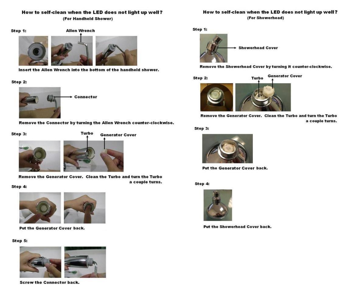 Ana Bath Ana Bath LSS5430CCP 4 Inch 5 Multi-Function Blue LED Light Dual Shower Head Combo Shower System with BRASS connector & 5-ft Stainless Steel Shower Hose - Premium Chrome