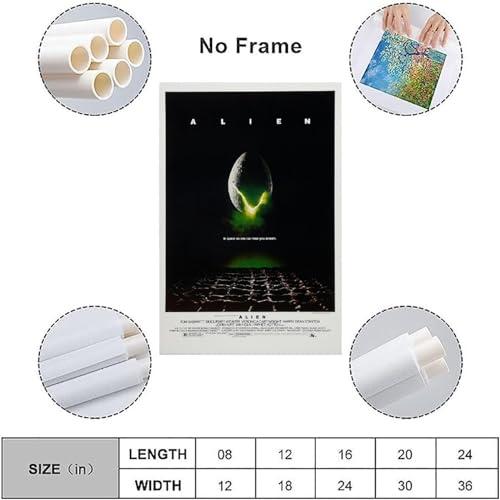 stonek stonek Alien Movie Poster for Room Aesthetic Canvas Wall Art Bedroom Decor 12x18inch(30x45cm), Unframe-style-9