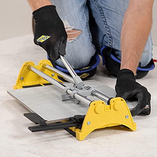 ROBERTS QEP Tile Cutter, 1/2 in Cap, 14 in, Yellow
