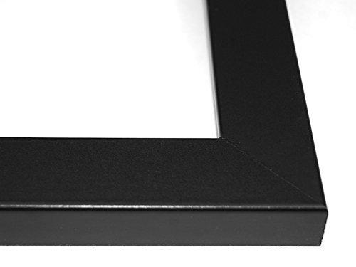 Creative Letter Art Creative Letter Art 4 x 6 Multiple Opening Picture Frame Collage with 5 holes, Manhattan Black Frame with 10 x 24-inch Black Mat, Full-Strength Glass, Photo Collage for Wall, 5 Openings