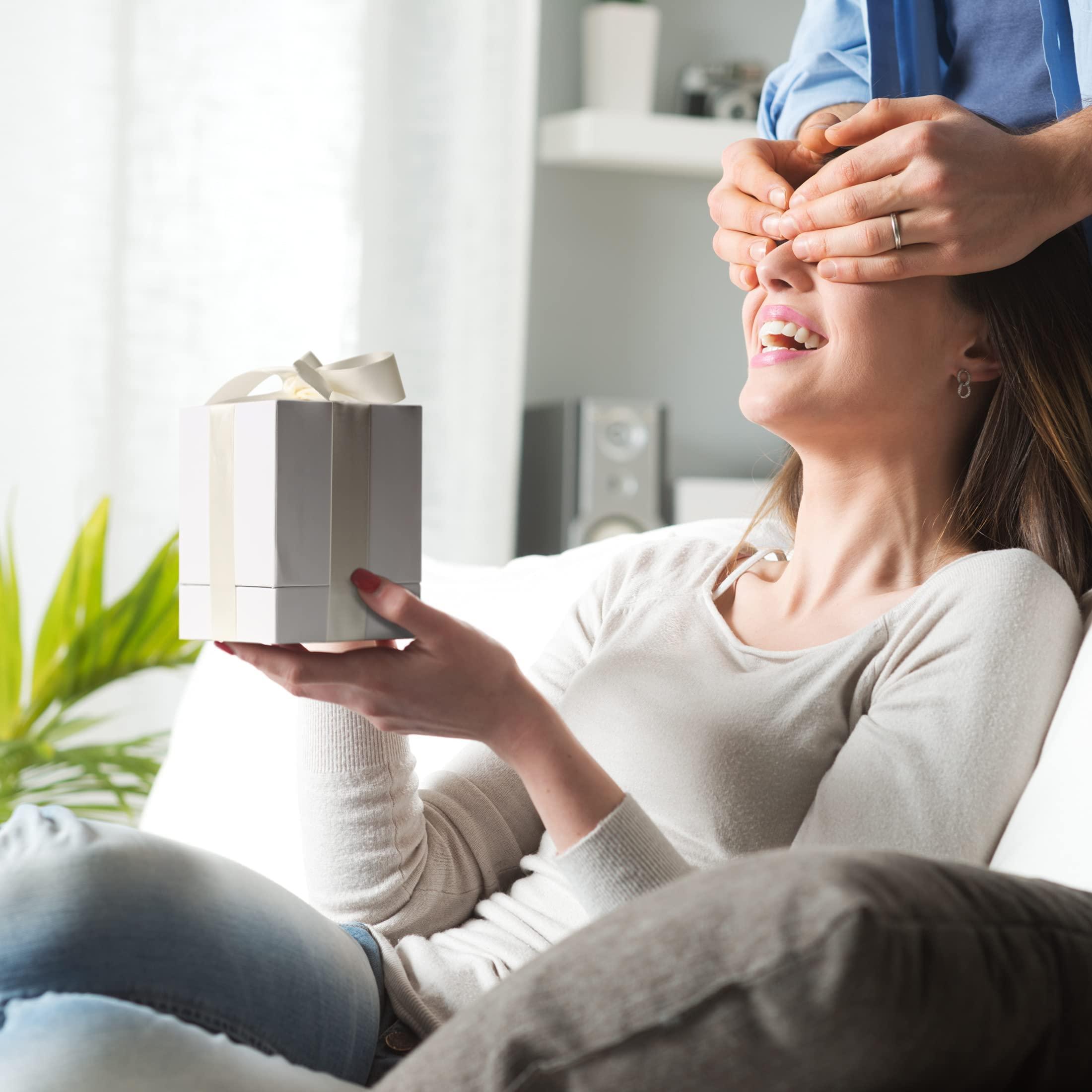 Beverly Rose Forever Roses That Last A Year, Preserved Roses For Delivery Prime, Eternity Roses In A Box, Real Flowers In A box, Flowers For Delivery Prime Birthday, Valentines Day, Anniversary, 4 Pcs Red