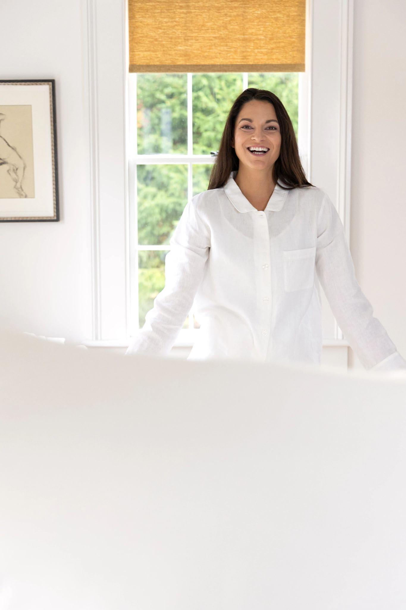 Pine Cone Hill Pine Cone Hill Ridge Cordless Roller Wicker Shade, 36" W x 72" L, Neutral Solid Pattern