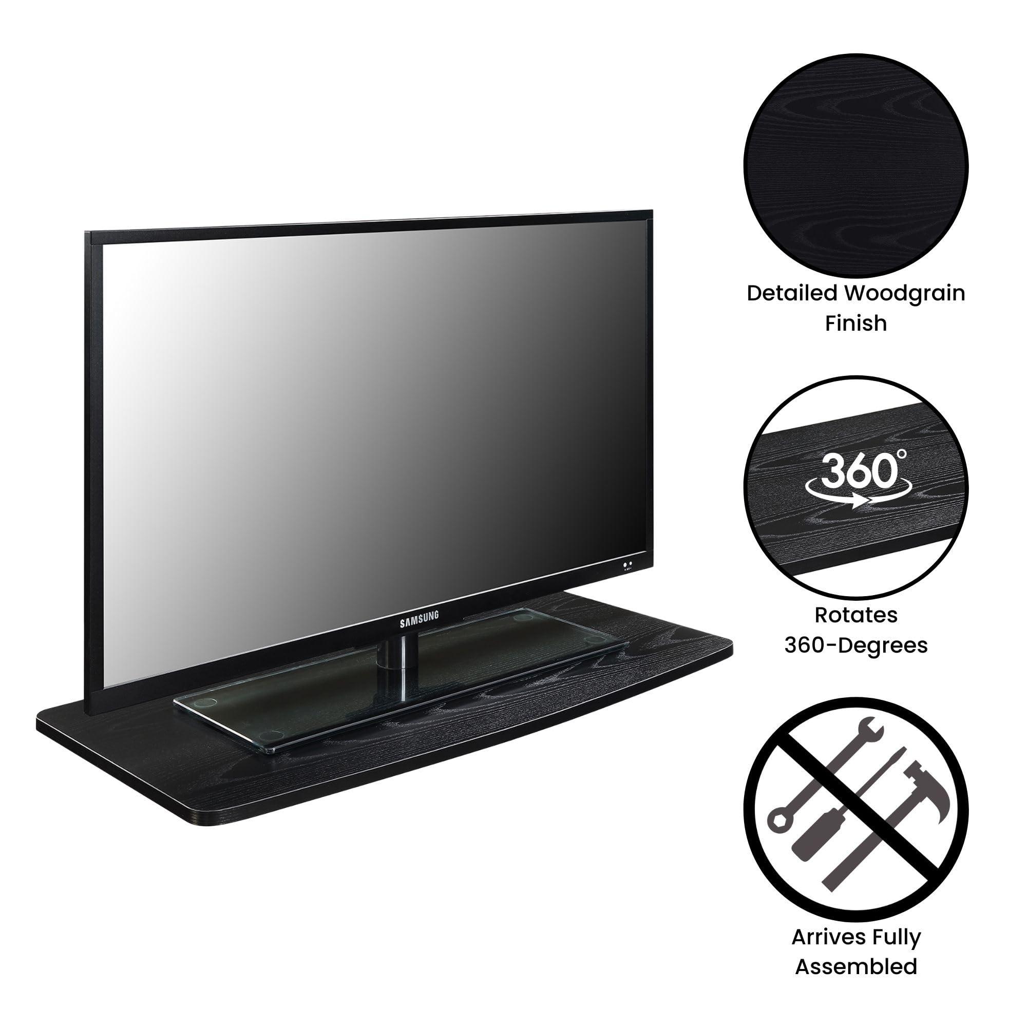 Convenience Concepts Convenience Concepts Single Tier Extra Large Swivel TV Turntable