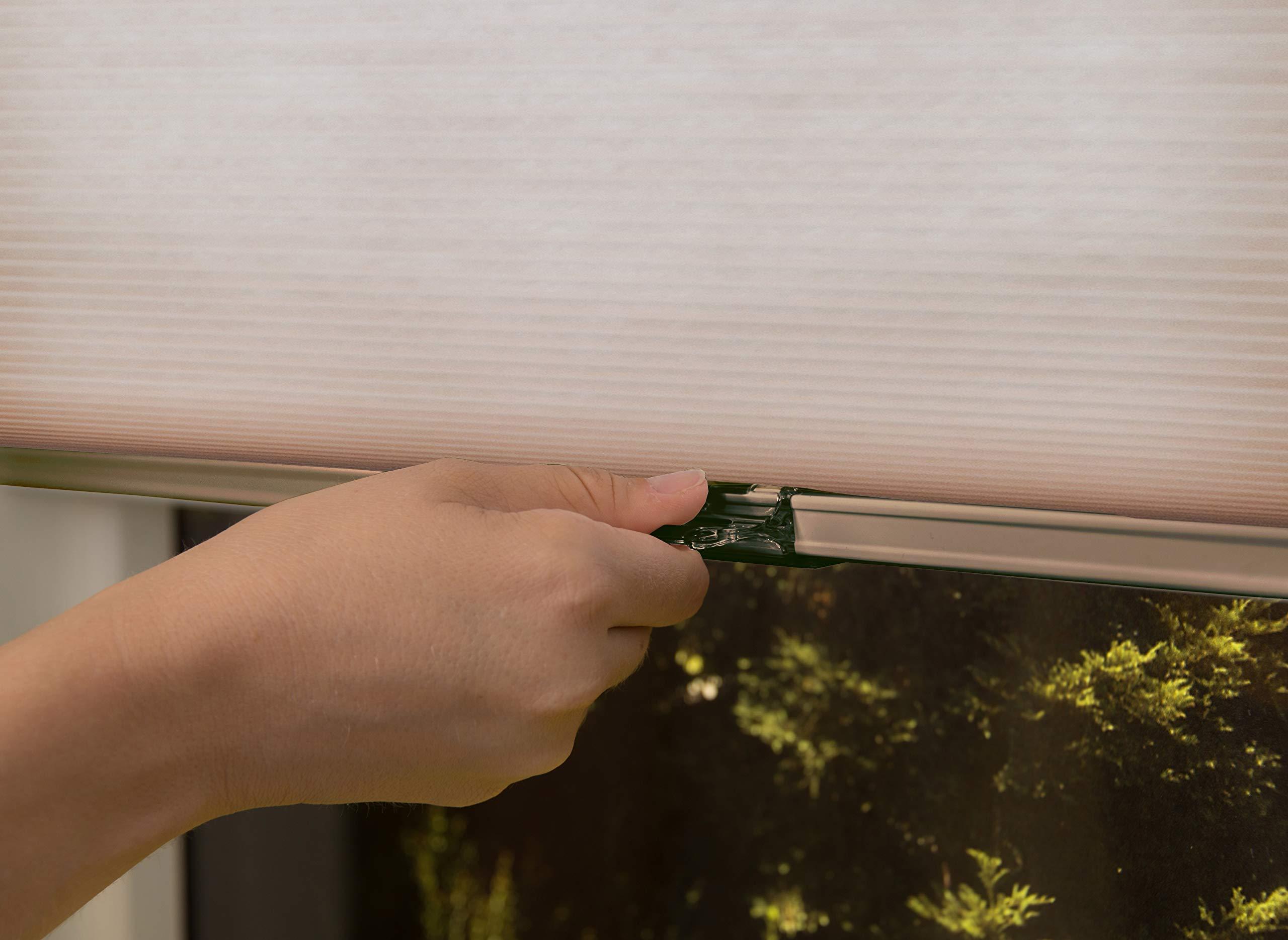 Redi Shade Redi Shade Artisan Select No Tools Custom Cordless Cellular Light Filtering Shades, Cornsilk, 50 1/8 in x 72 in