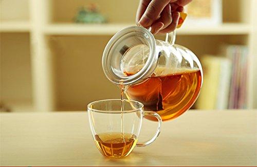 HIWARE Hiware 600ml Coffee Server, Standard Glass Coffee Carafe, Coffee Pot, Clear