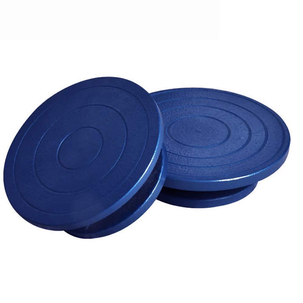 T-king T-king Metal Pottery Banding Wheel Manual Turntable -Turnplate Clay Sculpture Modelling Ceramics Heavy Duty Rotating Swivel Turntable (26CM)