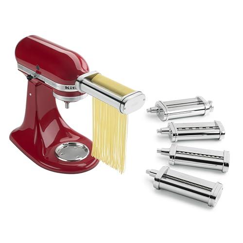 KitchenAid KitchenAid KSMPDX Pasta Deluxe Set Stand Mixer Attachment, Stainless Steel , 5 Piece ( Pack of 1)