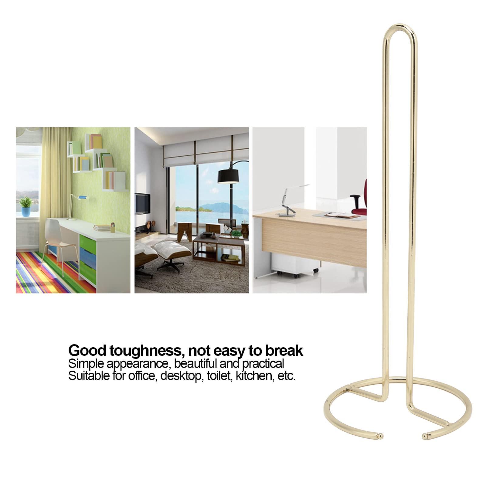 QANYEGN QANYEGN Wrought Iron Paper Towel Holder, Simple 1 Piece, Easy to Install, Suitable for Office, Kitchen, Bathroom Or Desktop Use(ld)