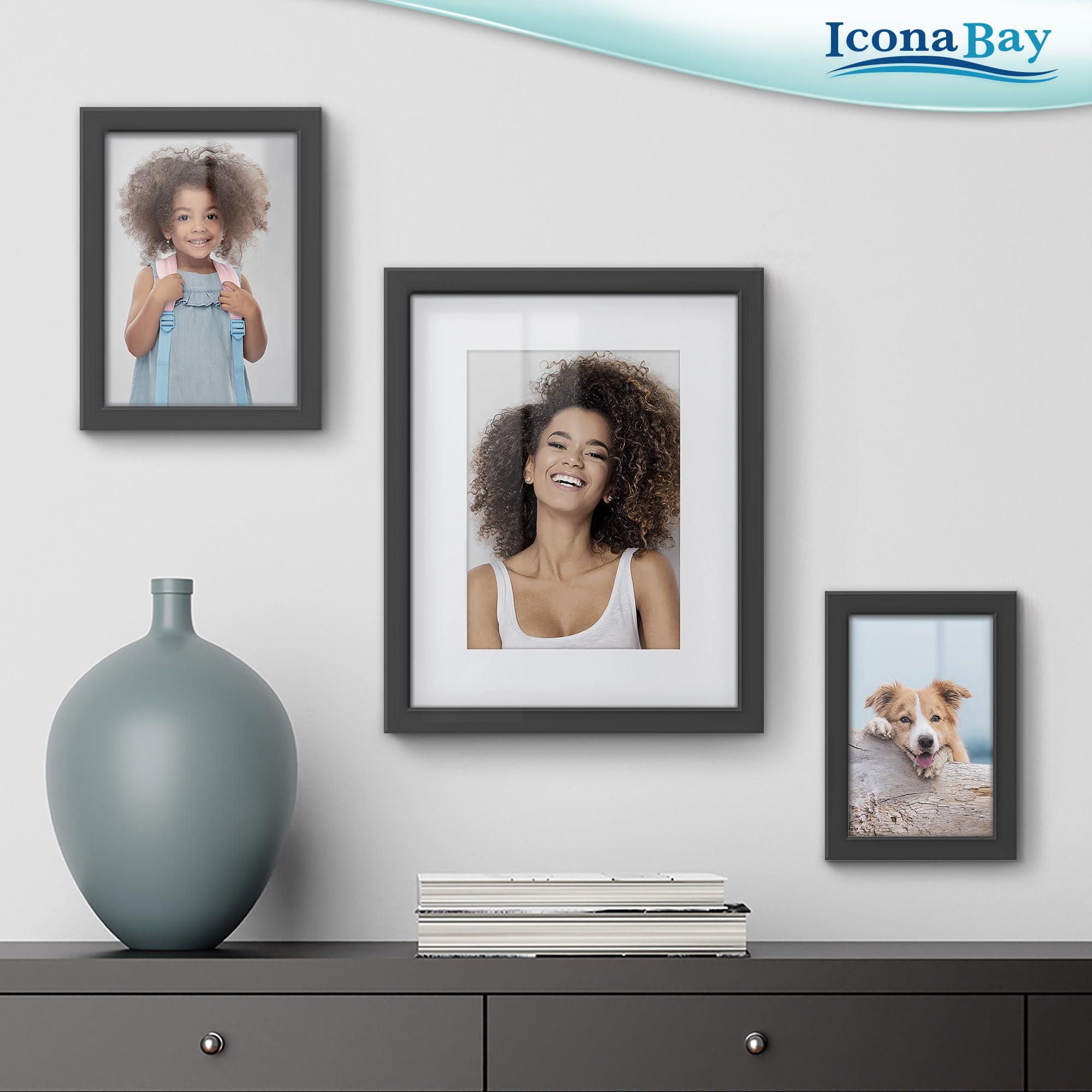 Icona Bay Icona Bay 4x6 Picture Frame Heat-Strengthened Glass Replacement (4 x 6, 2 Pack) 4 by 6 Photo Frame Replacement Glass, 4x6 Inches Real Glass Cover