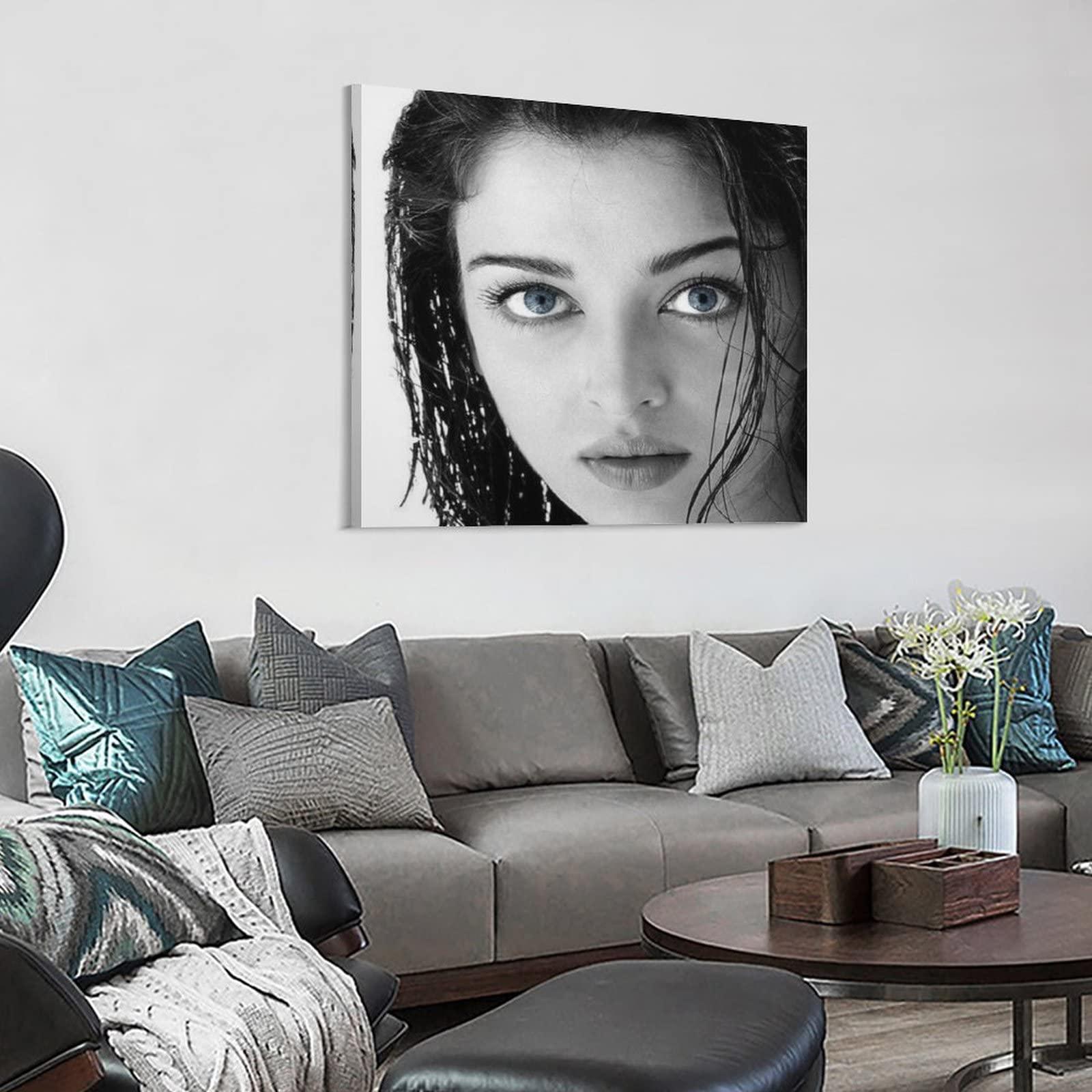 CAIXU Aishwarya Rai Bachchan Actor Model Poster (6) Canvas Art Poster And Wall Art Picture Print Modern Family Bedroom Decor Posters 28x28inch(70x70cm)