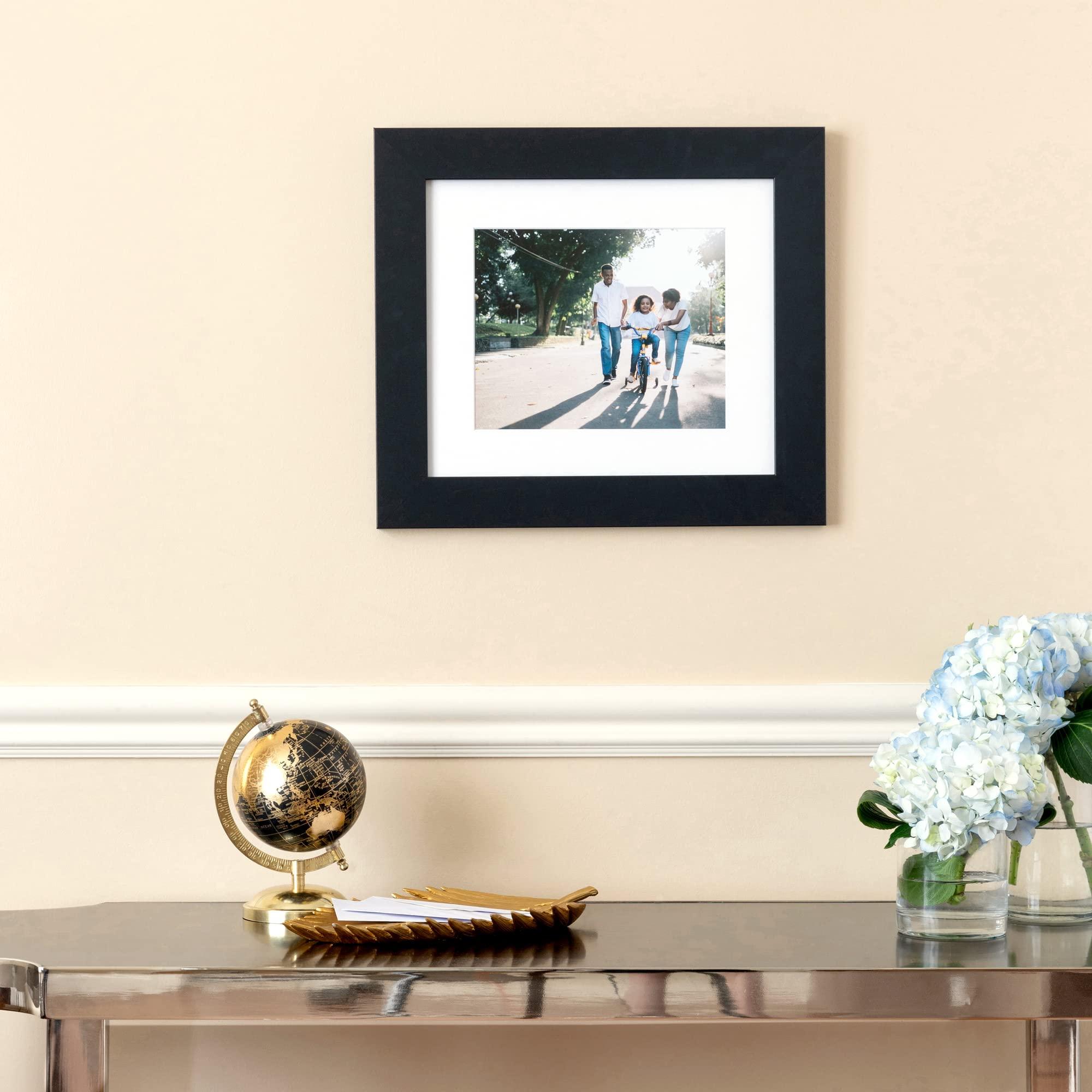 ArtToFrames ArtToFrames 19x25 inch Satin Black Picture Frame, 2WOMFRBW74079-19x25