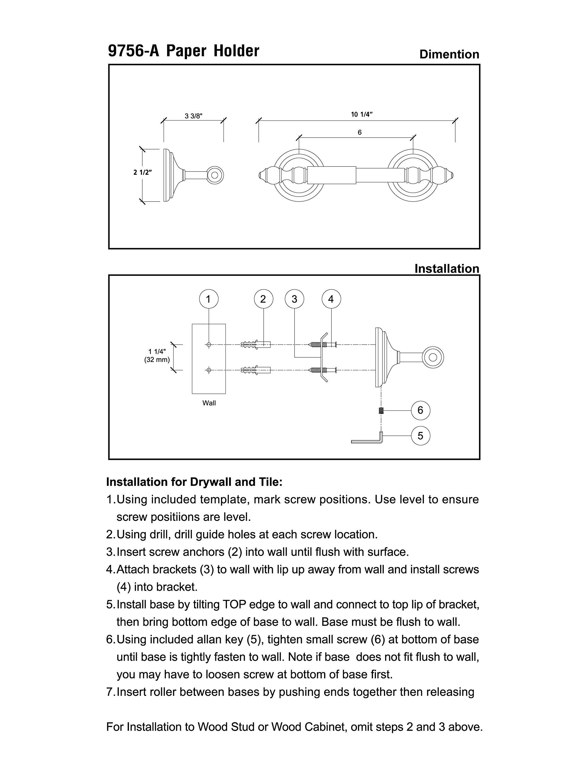 MODONA MODONA Toilet Paper Holder - White Porcelain & Chrome - Arora Series - 5 Year Warrantee