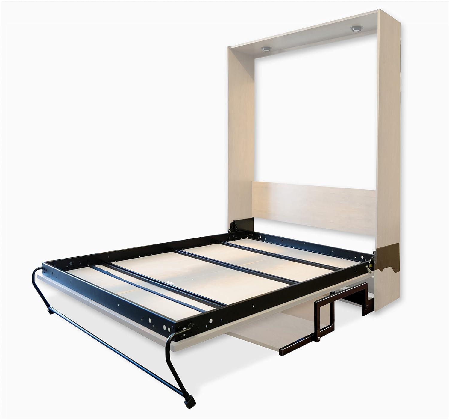 Wilding Wallbeds Wilding Wallbeds Deluxe Murphy Bed Mechanism with Desk Kit Vertical Wall Bed, DIY Frame Hardware for Folding Cabinet, Easy to Build Hidden Bed (King US Standard)