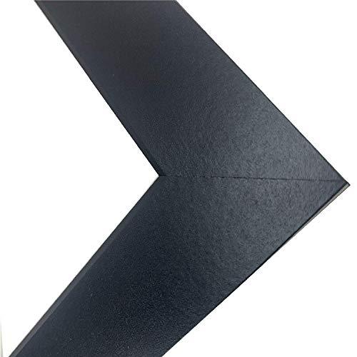 US Art US Art Frames 23x34 Black Flat 1.25 Inch, Smooth Wrapped Finish Wood Composite Wall Decor Picture Poster Frame