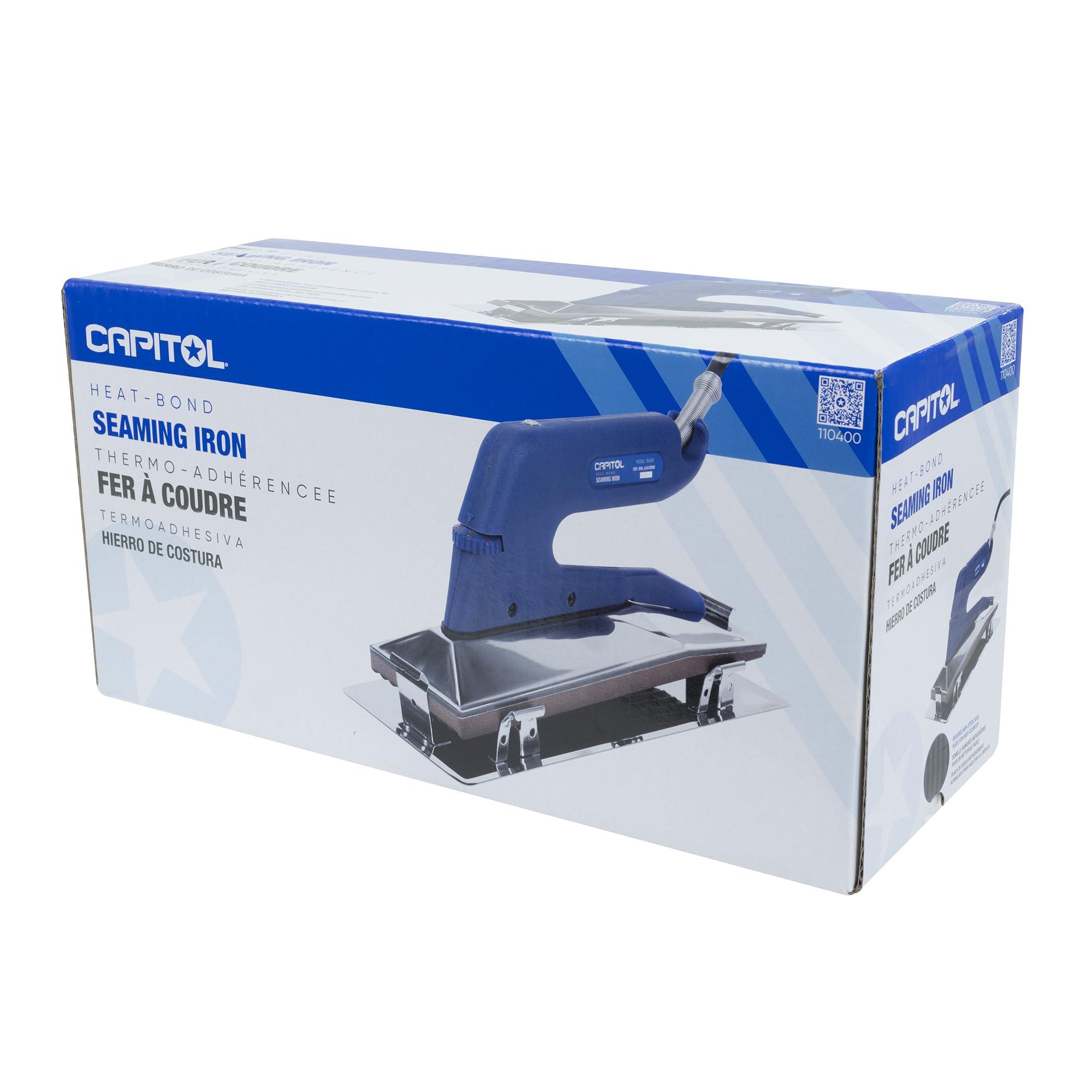 Capitol Capitol 110400 Heat-Bond Seaming Iron, Blue/Silver