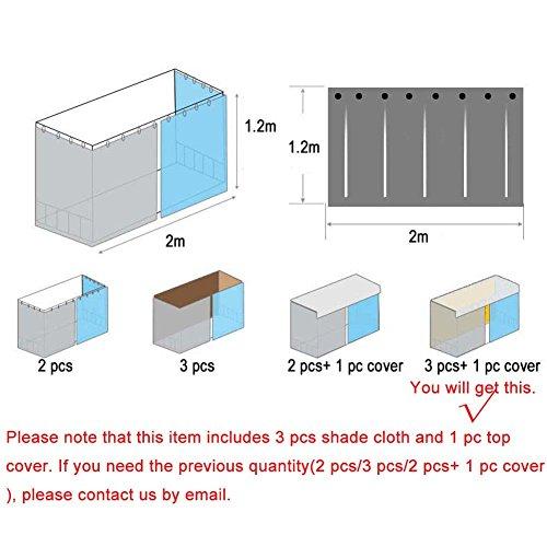 FANCY PUMPKIN thefancypumpkin Stylish Canopy Bed Curtains Bunk Bed Curtain Student Dormitory Shading Cloth for Single Bed, C-19