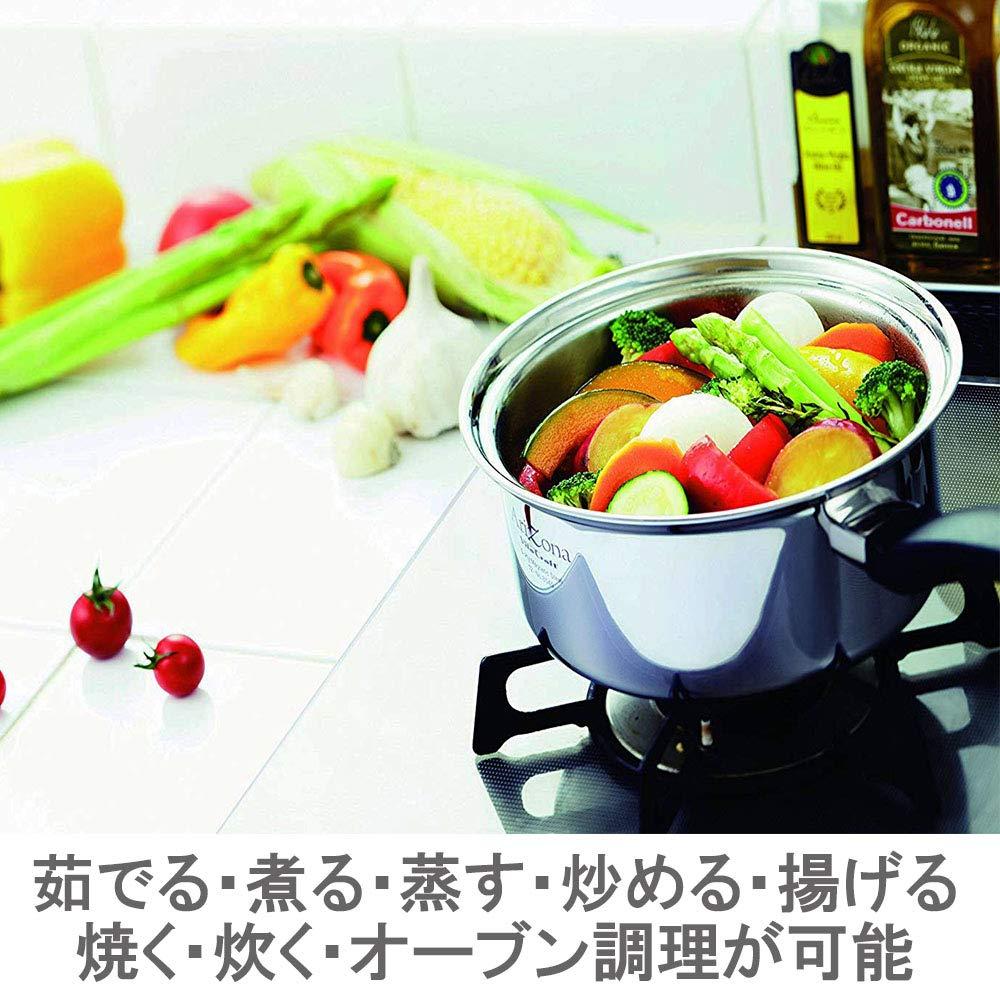 Vita Craft(??????) Vitacraft 8545 One-Handed Pot, Arizona, 6.7 inches (17 cm), Recipe Included, Silver