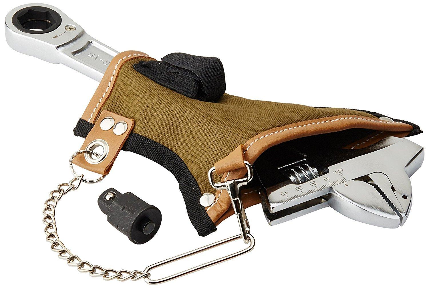 Proferred Proferred T10001 Mining Adjustable Wrench with Hammer, Chrome Finish, 12"