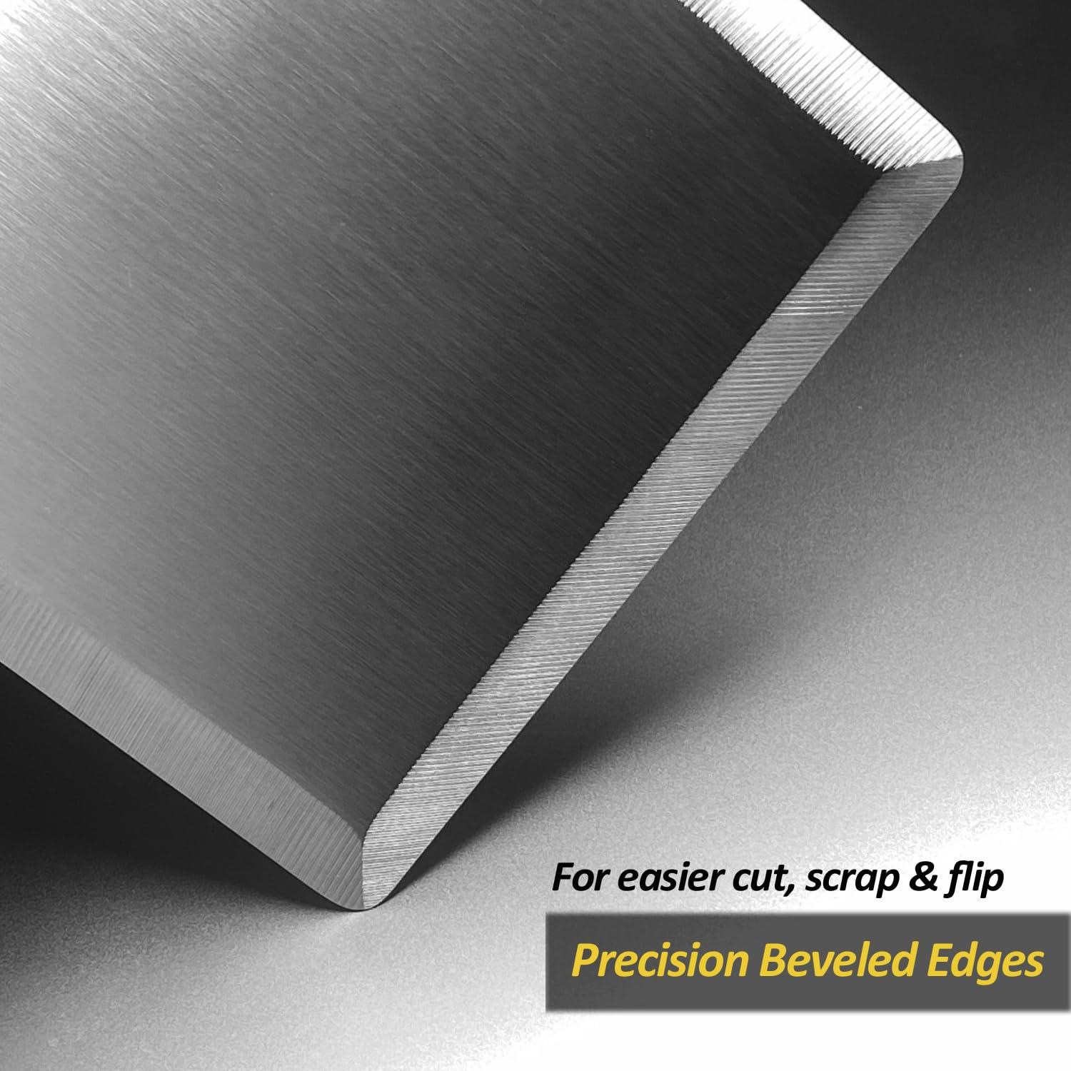 Vovoly Stainless Steel Spatula Set, Grill Spatula Set with Full Tang Handle & Beveled Edges, Long Wide Spatula for Cast Iron Griddle BBQ Flat Top Grill, Pancake Spatula, Smash Burgers Metal Spatula