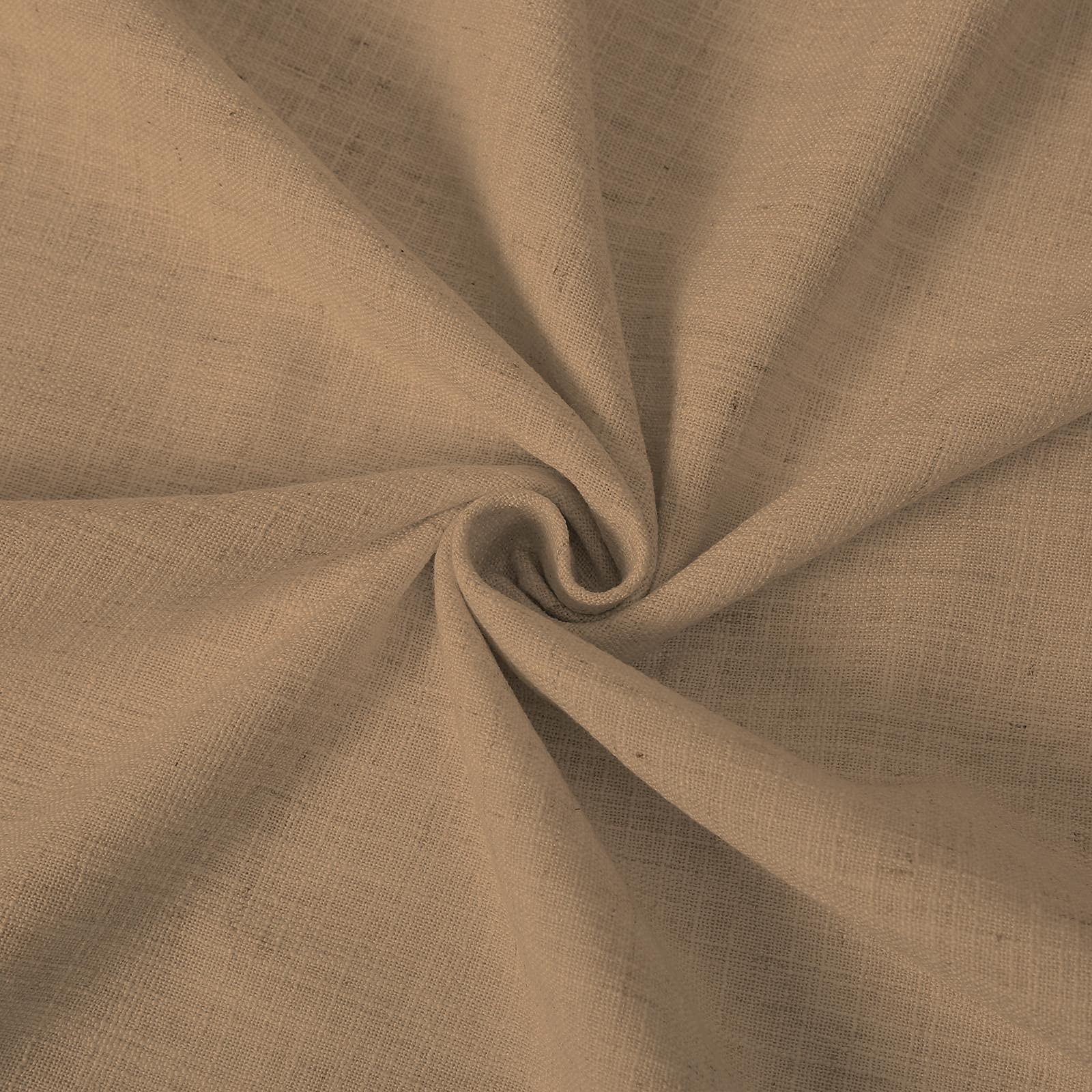 DotheDrape DotheDrape Pinch Pleat Curtain, 120 W x 100 L inch Light Filtering Linen Curtain Drape Panel for Living Room and Silding Door (1 Panel, Rust Brown)