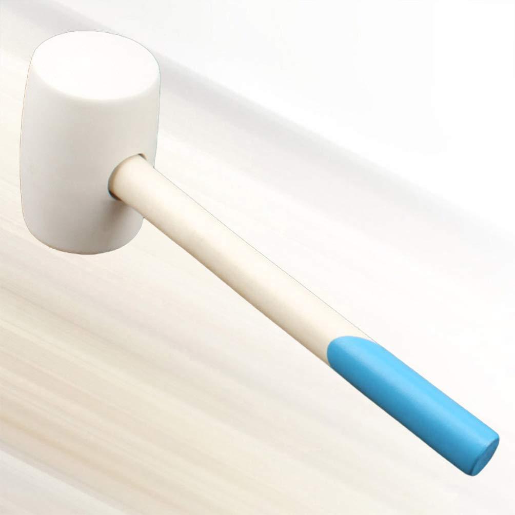 iplusmile Wooden Handle Rubber Hammer Rubber Mallet Kids Hammer Toys Small Hammer for Child Kids Playing