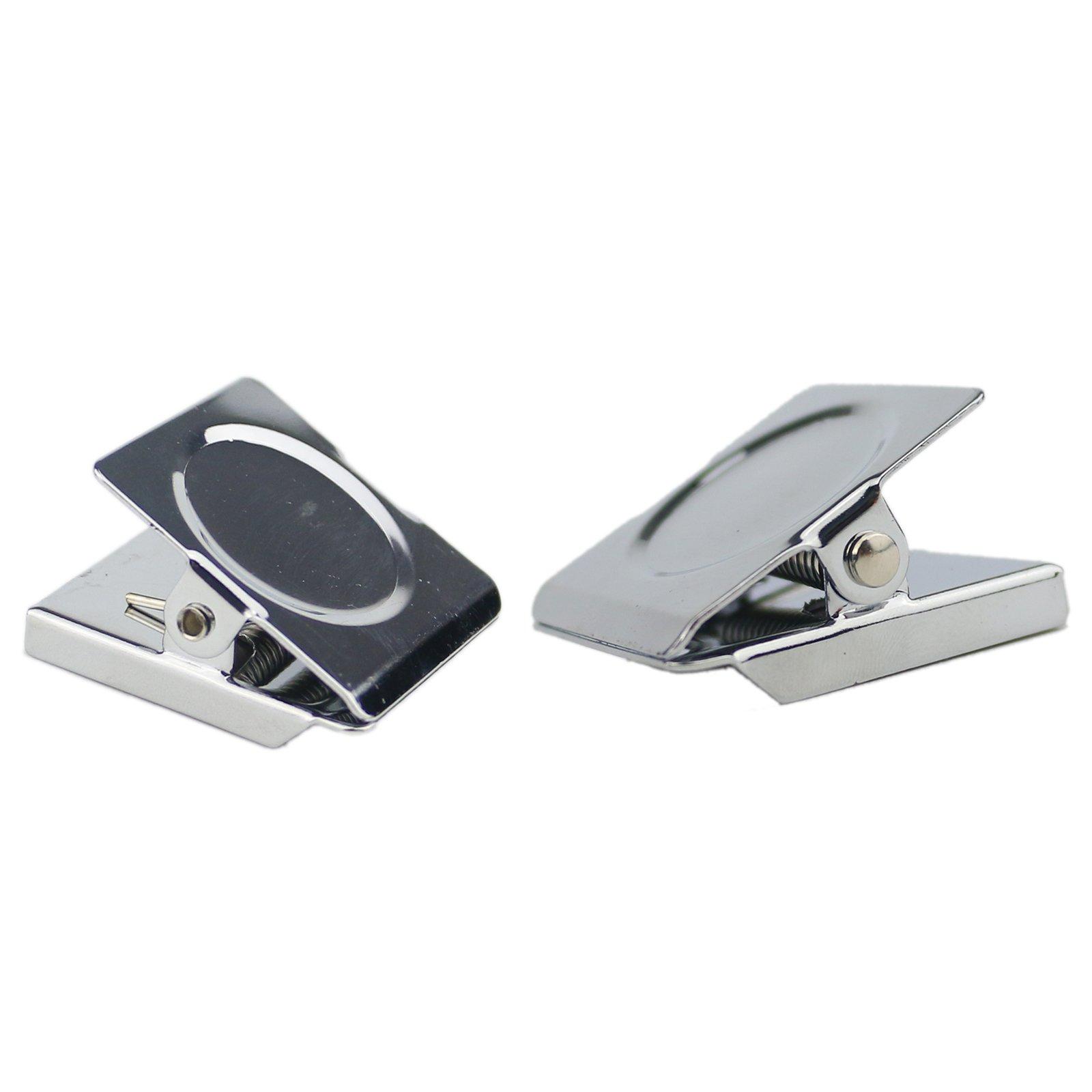 Ogrmar Ogrmar Metal Clip 1.2\"-12 Pack Refrigerator Whiteboard Wall Magnetic Memo Metal Clip (1.2\")