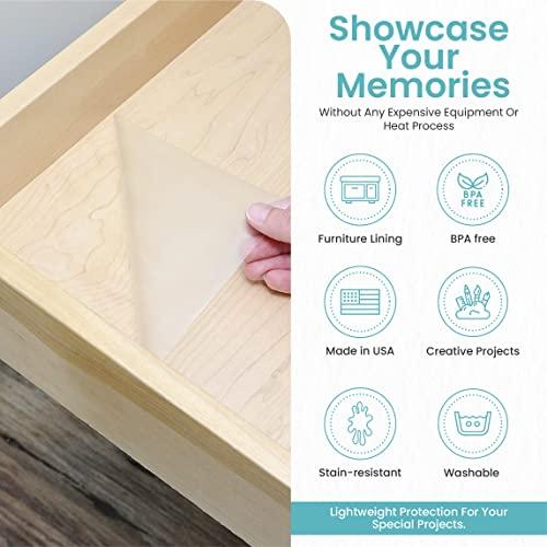 Con-Tact Brand Con-Tact Brand Creative Clear Covering, Versatile and Self-Adhesive Shelf Liner, Semi-Transparent Privacy Film, Protective Clear Vinyl, 18\'\' x 20\', Clear Matte