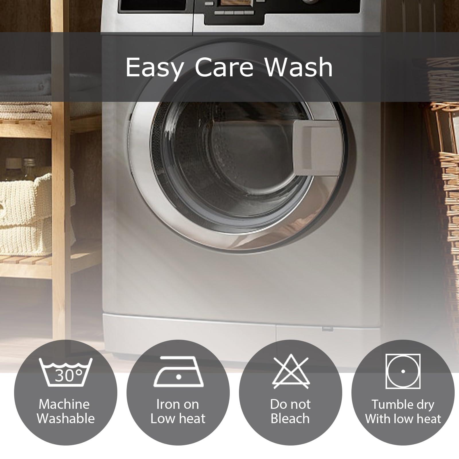 HomeLoft Basics Geometric Curtains, Abstract Blackout Curtains, Modern Drapes, for Living Room Bedroom Curtains, Thermal Insulated & Soft, Room Darkening Grommet Curtains, 2 Panels, 52Wx90L B75-&