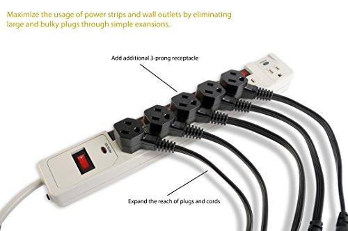 Power Strip Liberator Ziotek ZT1212513 Power Strip Liberator Plus II, 5 Pack