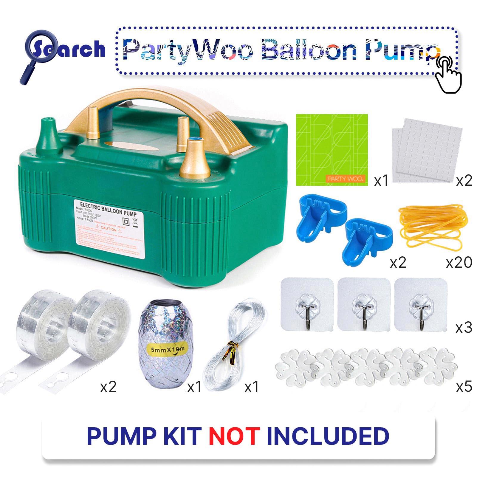 PartyWoo PartyWoo Metallic Rose Gold Balloons 100 pcs and PartyWoo Black Balloons 100 pcs