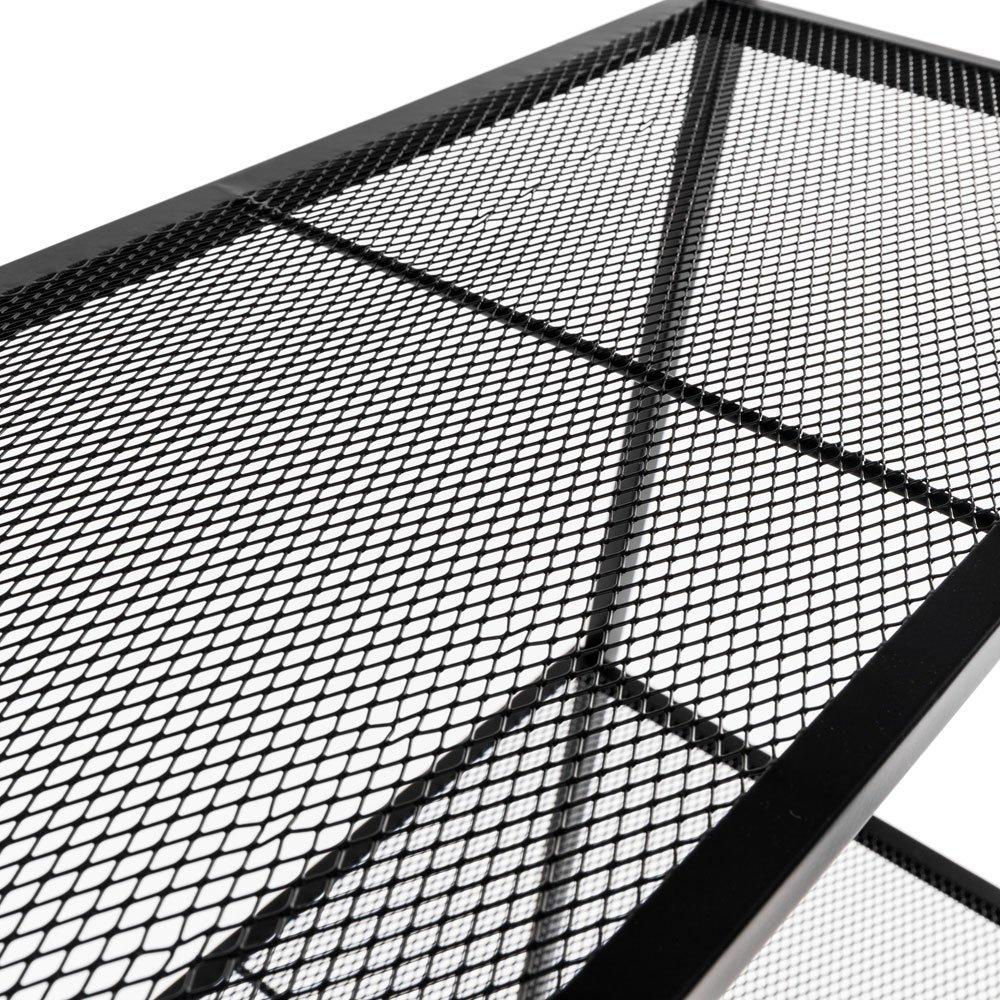 seelee 4-Tier Open Ladder Bookshelf, Multifunctional Leaning Plant Flower Stand Rack Bookcase Storage Display Shelves for Home Office Bathroom Balcony (Black)