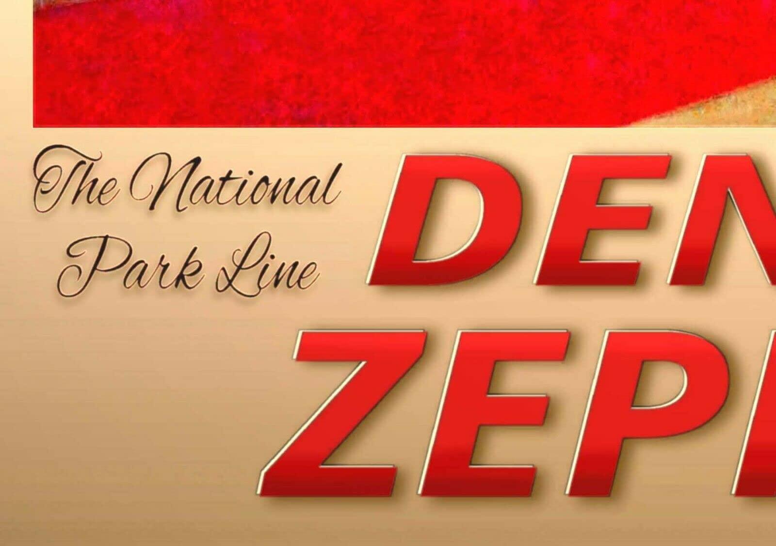 Generic Burlington Iowa Denver Zephyr Burlington Rt Railroad Train Poster Art Print 219(SIZE:16 x 24 inches)