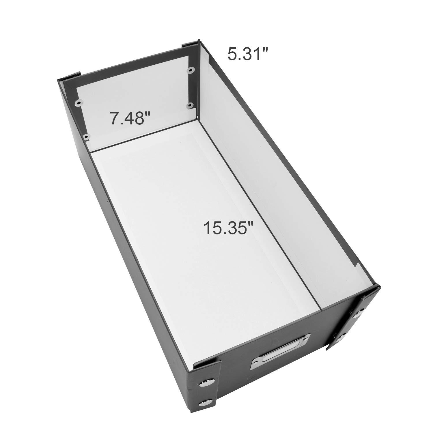 Snap-N-Store Snap-N-Store CD Storage Box - Pack of 1/2 - Durable Disc Holder with Lid to Store for Discs (1 Pack - DVD, Black)