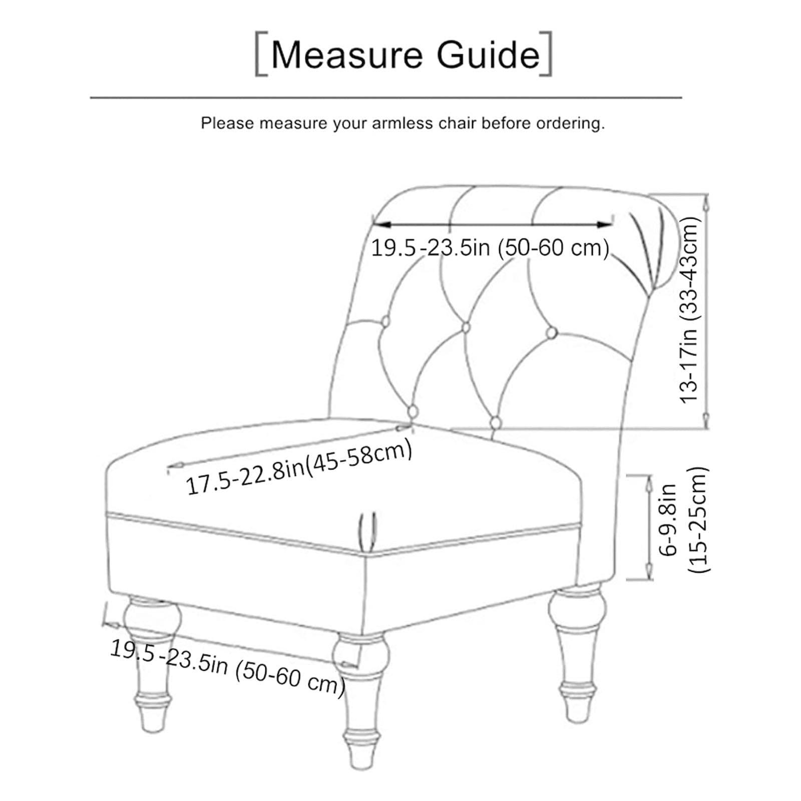 XOOTOO XOOTOO Stretch Armless Chair Slipcovers, Velvet Accent Chair Covers Soft Spandex Armless Accent Chair Slipcovers Furniture Protector Machine Washable for Living Room Kids (Purple,Set of 1)