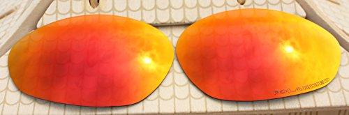 BVANQ Lenses Replacement Polarized for Oakley Minute 2.0 Sunglasses Red Mirror Coatings